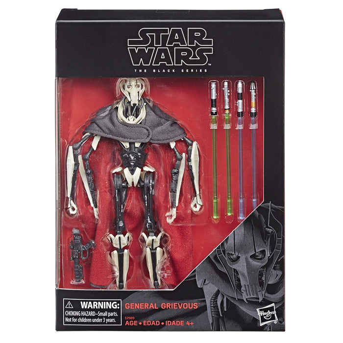 Hasbro Star Wars Black Series 6 Deluxe General Grievous Figure