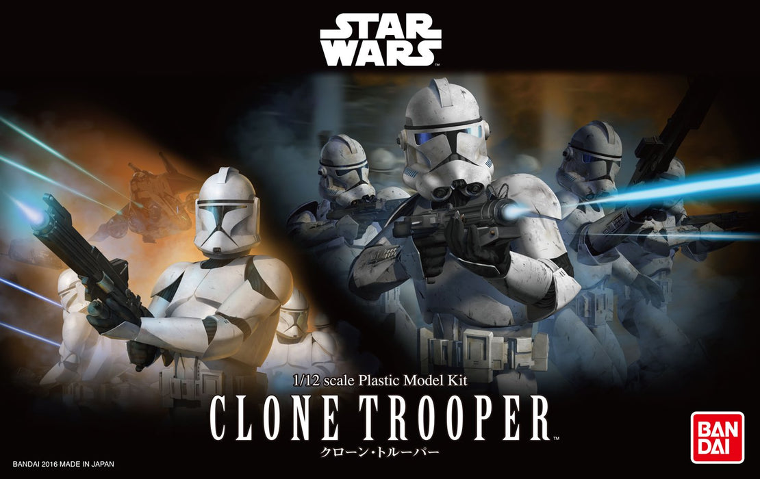 Bandai Spirits Star Wars Clone Trooper 1:12 Modèle en plastique japonais