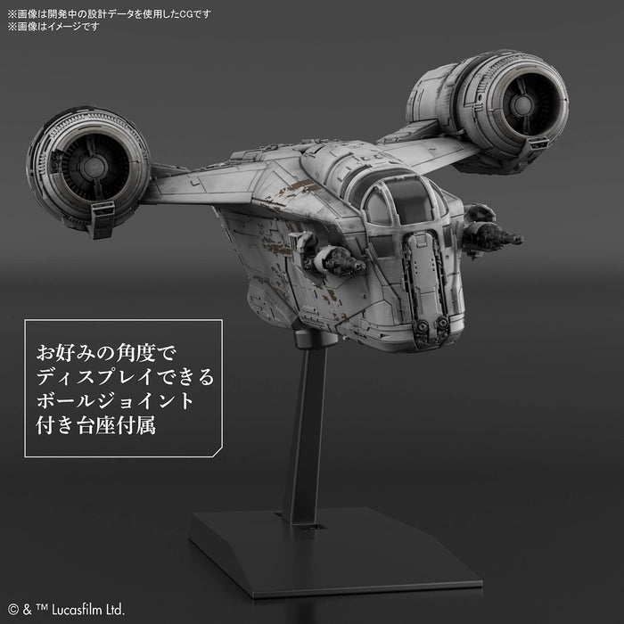 Bandai Spirits Japan Star Wars Razor Crest Plastic Model Vehicle Model
