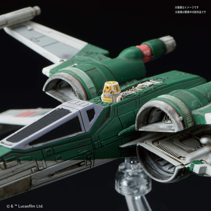 Bandai Spirits Star Wars X-Wing Fighter Poe Modèle en plastique exclusif (Dawn Of Skywalker)