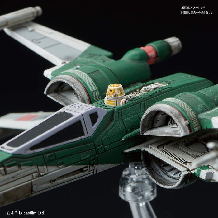 Bandai Spirits Star Wars X-Wing Fighter Poe Exclusive Plastic Model (Dawn Of Skywalker)