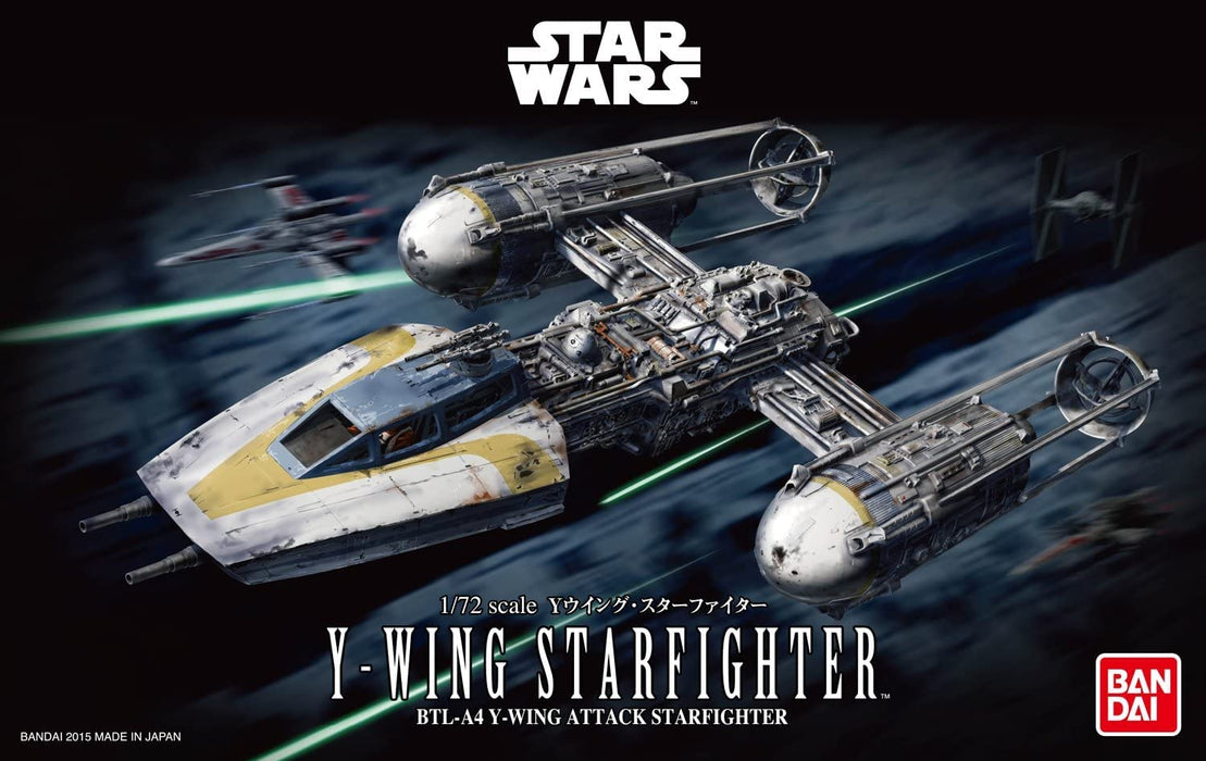 Bandai Star Wars : Y-Wing Starfighter The Workhorse Starfighter Modèle de jouet japonais