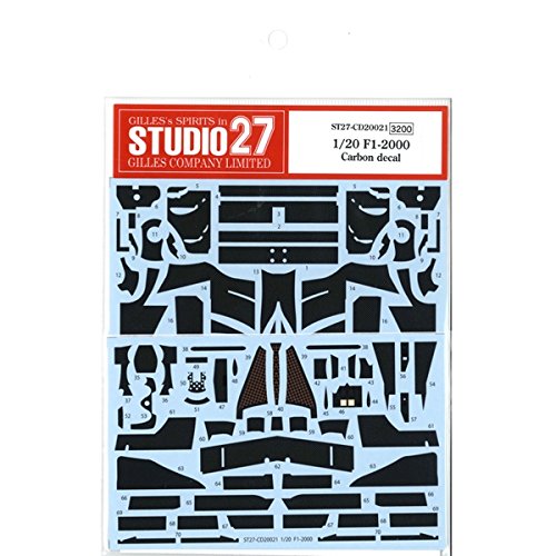 Studio 27 1/20 F1-2000 Sticker Carbone Pour Tamiya Studio27