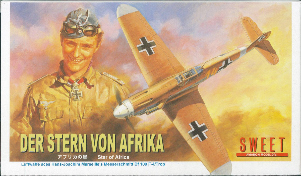 SWEET 14 Bf 109 F-4/Trop Der Stern von Afrika Bausatz im Maßstab 1:144
