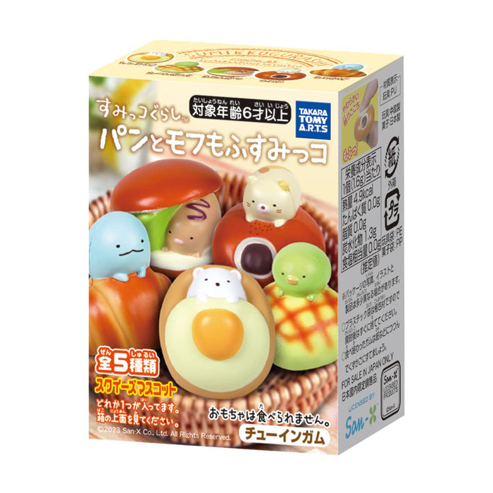 Takara Tomy Arts Sumikko Gurashi Brot &amp; Moff Mofu 10Stk Japan Süßigkeiten Spielzeug/Kaugummi