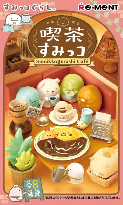 RE-MENT Sumikko Gurashi Cafe Boîte de 8 pièces