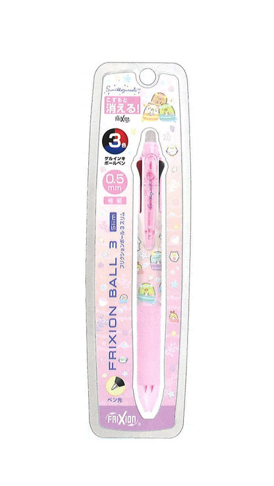 SAN-X Sumikko Gurashi Friction Ballpoint Pen Slim 3 Color 0.5Mm Pink