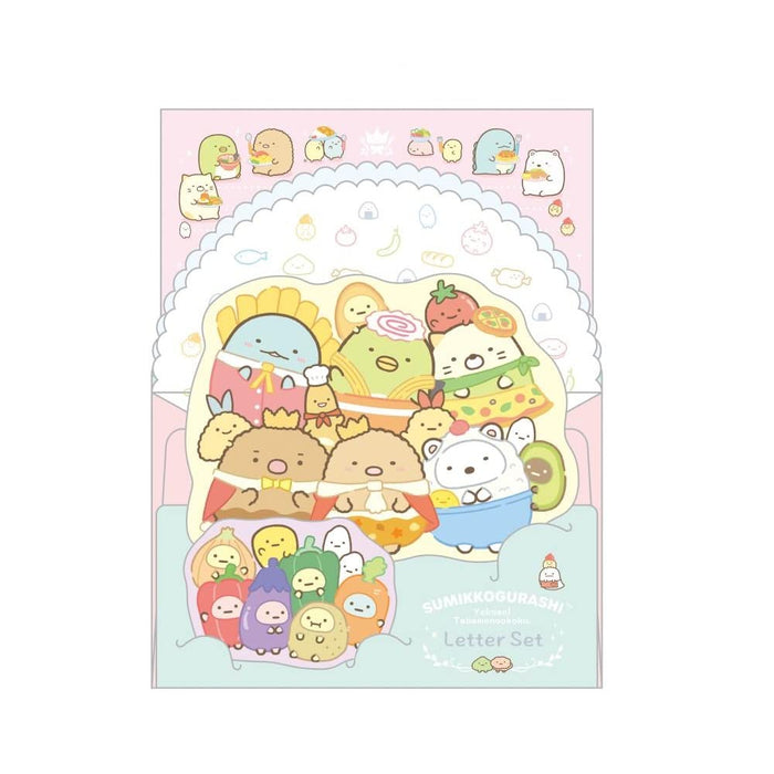 San-X Sumikko Gurashi Lh77201 Welcome! Food Stationery Letter Set - Japan