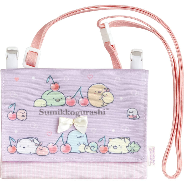 Sumikko Gurashi Multi Pocket Pouch Ca28001 Pink