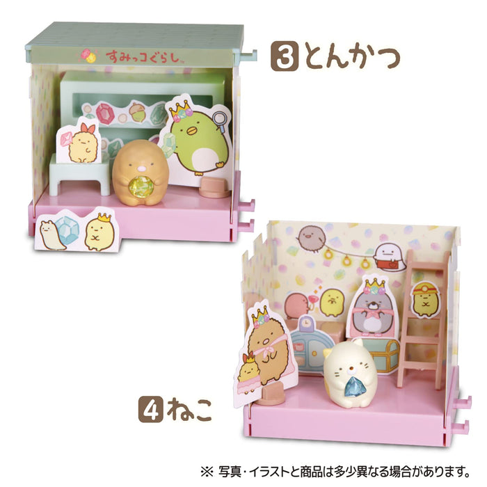 TAKARA TOMY ARTS Sumikko Gurashi Sumikko Na Mogura No Ouchi 10er-Pack Süßigkeitenspielzeug