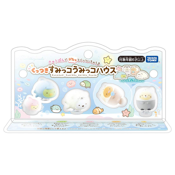 Takara Tomy Sumikkogurashi Umikko House Figure Set with Sticky Sumikko