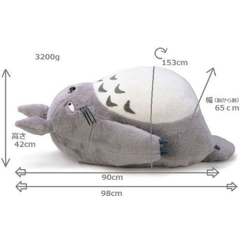 Sun Arrow Mon voisin Totoro (gris) Peluche et coussin de sieste Peluche japonaise