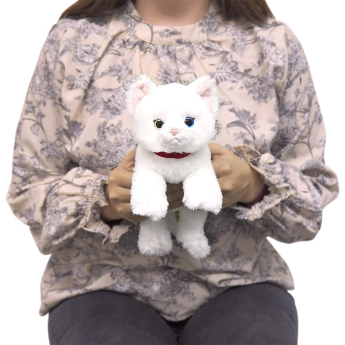 SUNLEMON Plush Doll Knee Cat Odd-Eye Ss White