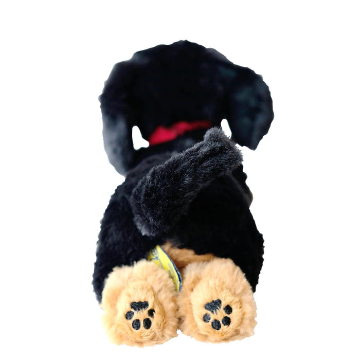 SUNLEMON Plush Doll Knee Dog Sausage Dog Black Ss