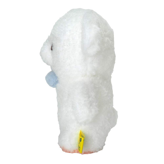 SUNLEMON Plush Doll Fluffy Tatton Dog White S