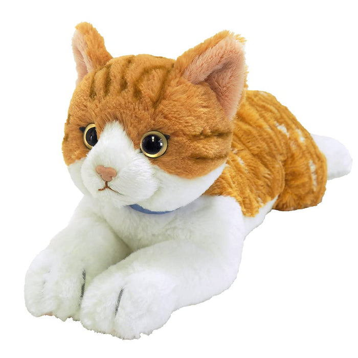 SUNLEMON Plush Doll Hiza Neko Chashiro White/Brown Cat Size M