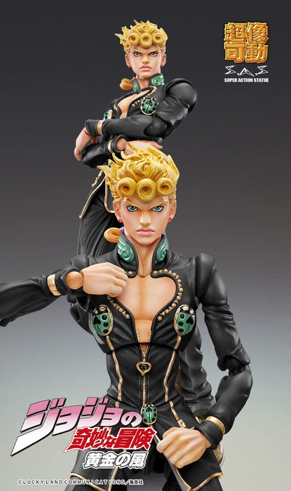 MEDICOS Super Action Statue Giorno Giovanna Ver. Black Figure Jojo'S Bizarre Adventure: Golden Wind