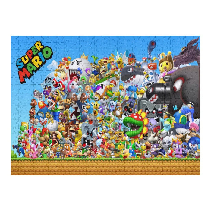 LLGX Super Mario 500 Pieces  Jigsaw Puzzles Educational Toys For Kids Made In Japan