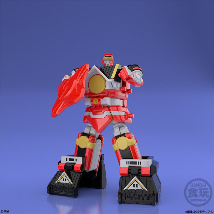 BANDAI CANDY 250920 Super Mini-Pla Ninja Gattai Muteki Shogun 1 Box 5 Stk. Komplett-Set