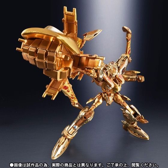 Superroboter Chogokin Genesis von Aquarion Gold Solar Aquarion Bandai