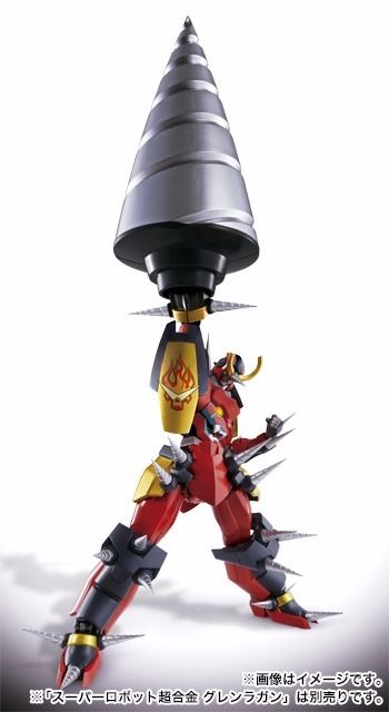 Super Robot Chogokin Gurren Lagann Otoko No Drill Set Bandai Tamashii Nations