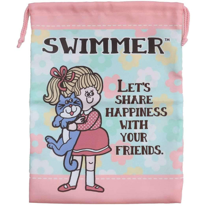 K Company Swimmer Drawstring Bag L Mint Japanese Cute Drawstring Bags Accessories