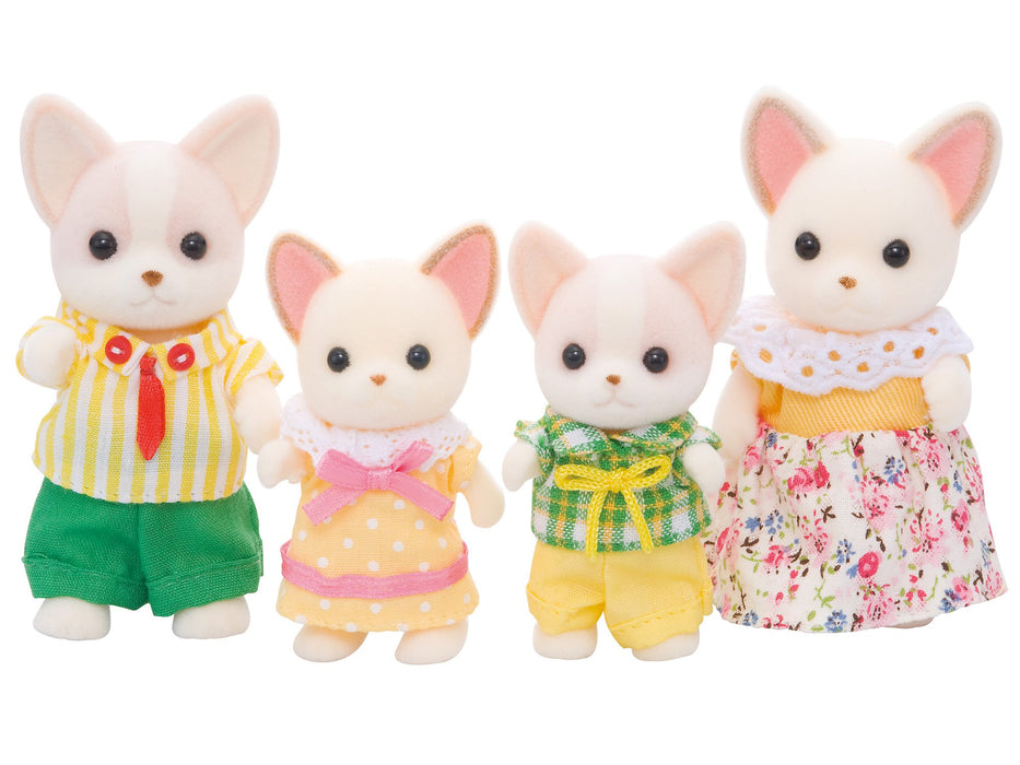 Epoch Sylvanian Families Chihuahua Family Dollhouse Toy FS-14 Safe for 3 years and up