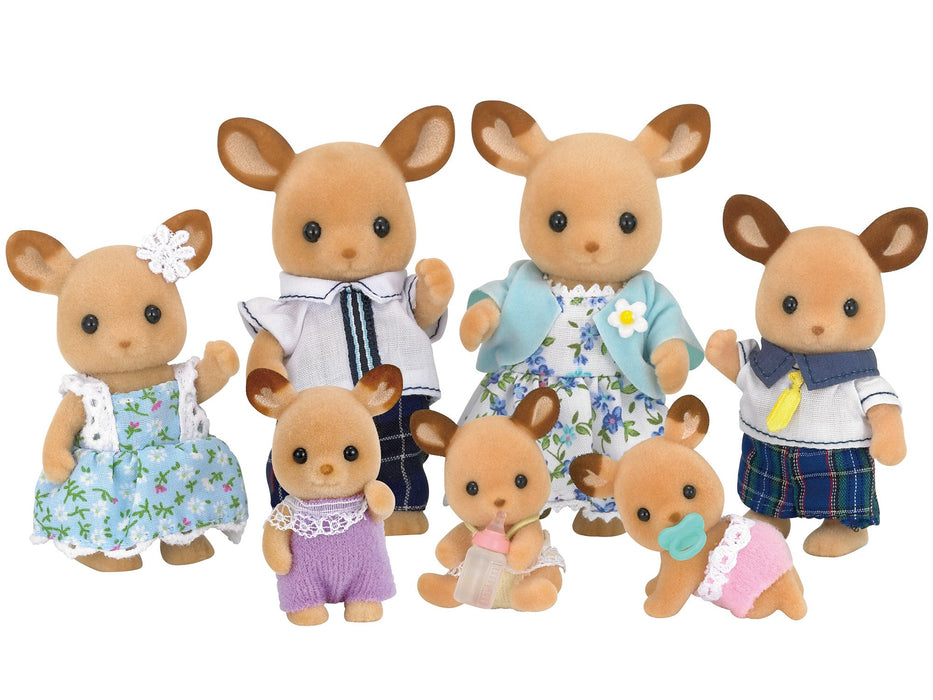 Epoch Sylvanian Families Deer Family Dollhouse Toy FS-13 St Mark Certified for 3 years and up