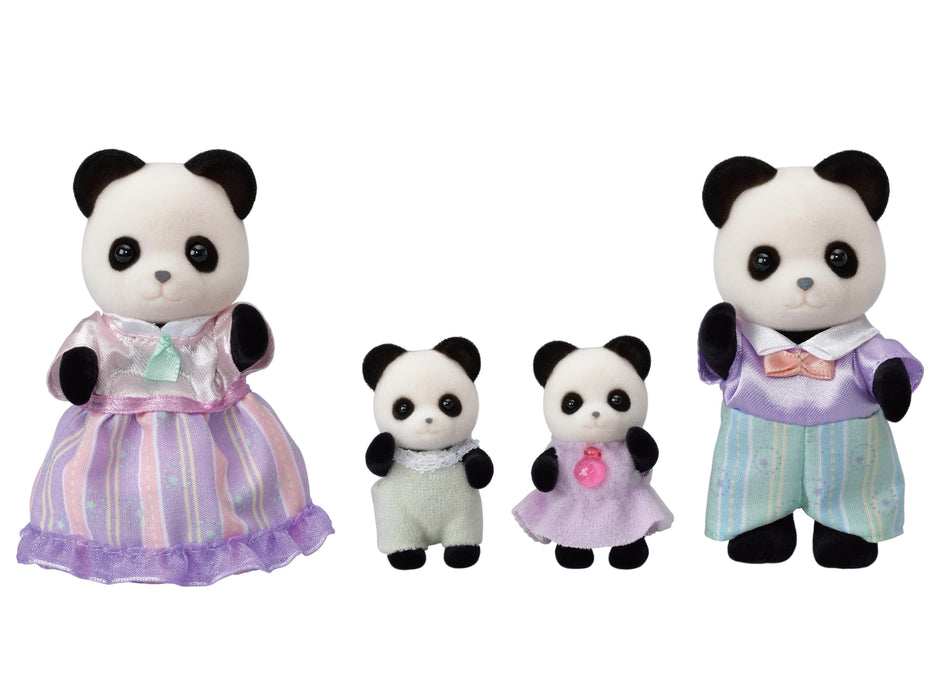 Epoch Sylvanian Families Panda Doll Set FS-39 St Mark Certified Toy for Ages 3+