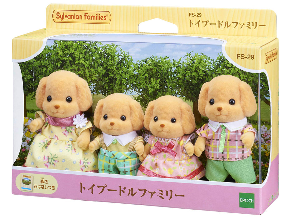 Epoch Sylvanian Families Toy Poodle Family Dollhouse Set FS-29 Age 3+