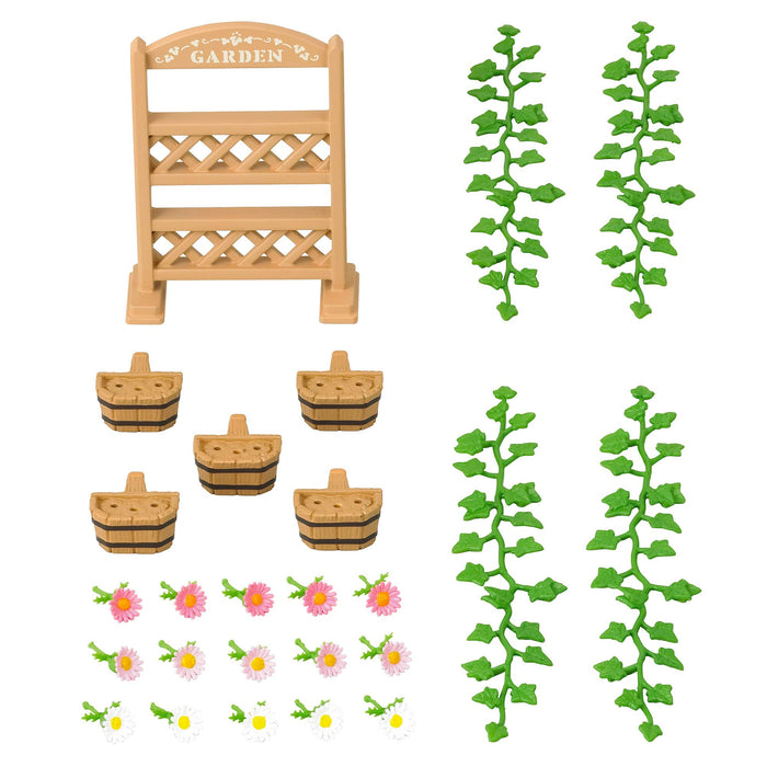 Epoch Sylvanian Families Ivy Flower Furniture Set Ka-613 St Mark Age 3+ Dollhouse
