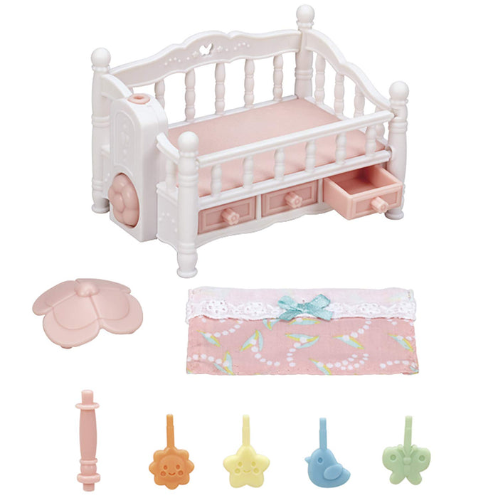 Epoch Sylvanian Families Dollhouse Toy Car-218 St Mark Certified for Ages 3+ Kurukuru Mary's Crib Furniture