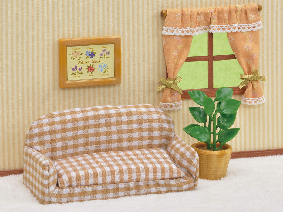 Epoch Sylvanian Families Dollhouse Furniture - Living Sofa Car-518 Jouet certifié pour les 3 ans et plus