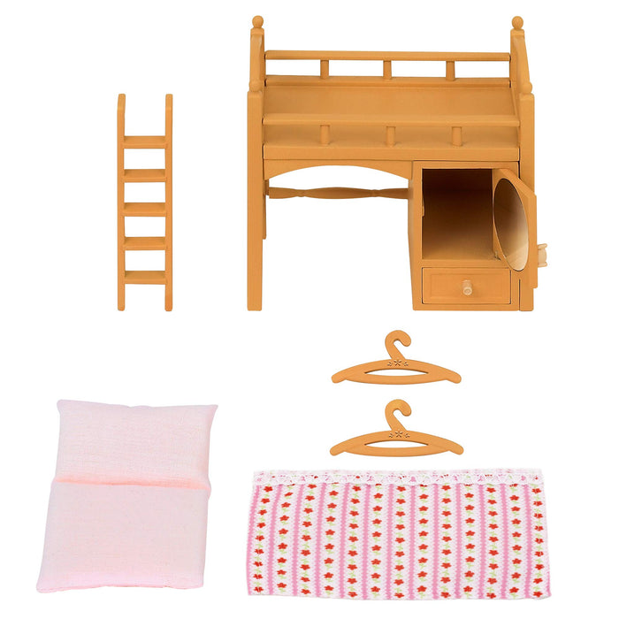 Epoch Sylvanian Families Loft Bed Furniture Dollhouse Toy for Ages 3+ Car-314 St Mark Certified