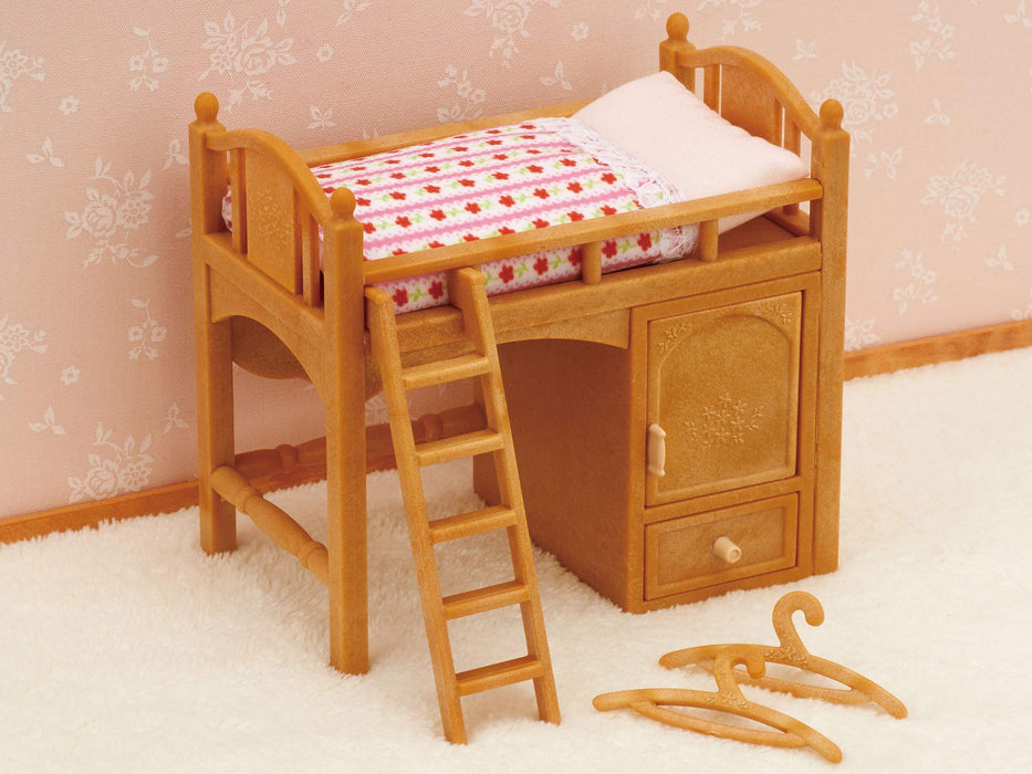 Epoch Sylvanian Families Meubles de lit mezzanine Jouet de maison de poupée pour les âges de 3 ans et plus Car-314 St Mark certifié