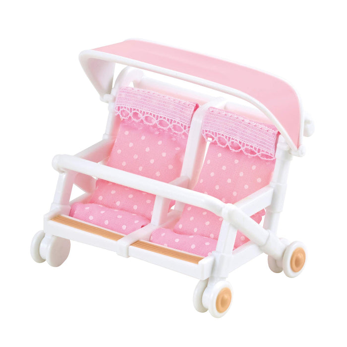 Epoch Sylvanian Families Dollhouse Two-Seater Stroller Toy Car-214 Suitable for Ages 3+