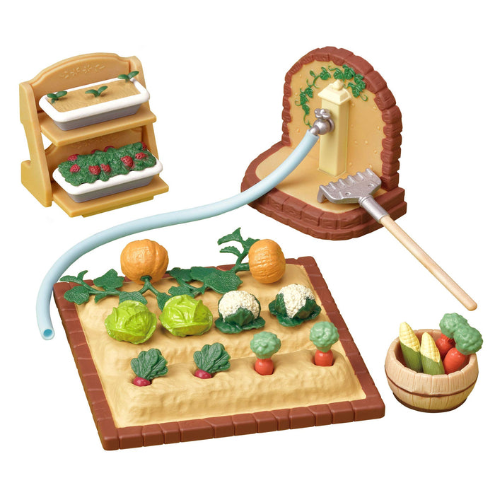 Epoch Sylvanian Families Vegetable Making Set Ka-616 Toy Dollhouse for Ages 3+