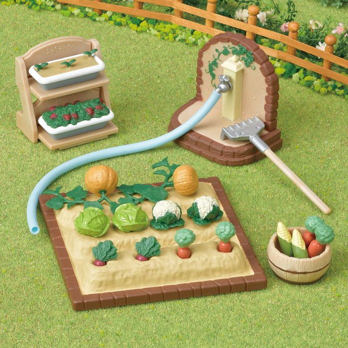 Epoch Sylvanian Families Vegetable Making Set Ka-616 Toy Dollhouse for Ages 3+