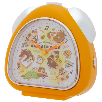Ts Factory Alarm Clock Disney Chip Dale Rice Ball Clock Analog Quiet Continuous Second Hand Orange Dn-5520337Cd- Japan Figure Store - #1 Bring To You The Best Japanese Goods