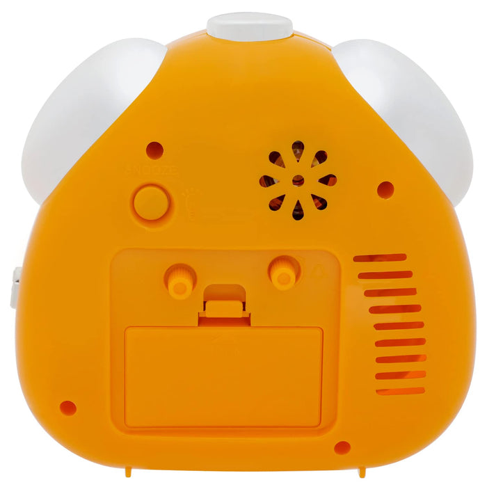 T'S Factory Wecker Disney Chip Dale Rice Ball Clock Analog Leise Kontinuierlich Sekundenzeiger Orange Dn-5520337Cd