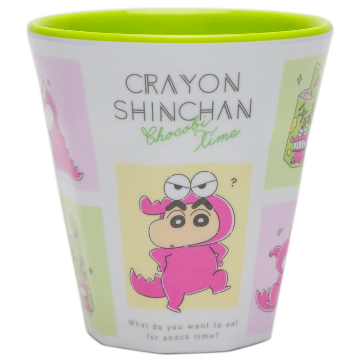 T'S FACTORY Gobelet en mélamine Crayon Shin-Chan Chocobi Time