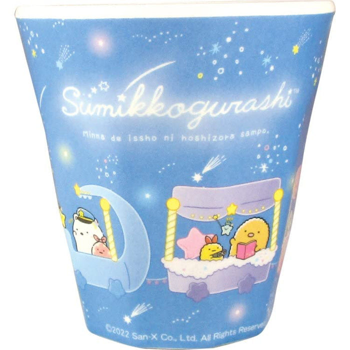 T'S Factory Cup Sumikko Gurashi Gobelet en mélamine 270 ml Starry Sky Walk Star Ride Sg-5525487Hn