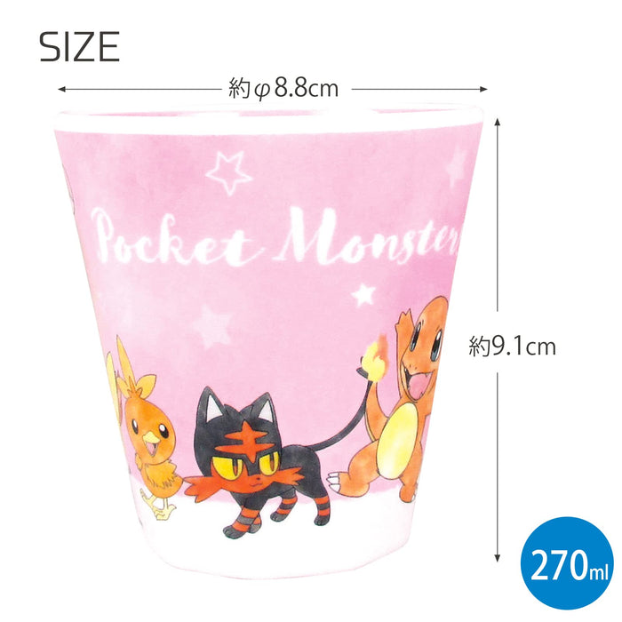 Pokemon Center W Print Melamine Cup Pikachu & Fire Types