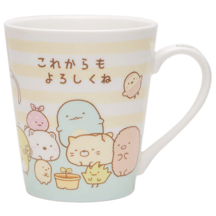 T'S FACTORY Sumikko Gurashi Message Mug 'Korekaramo Yoroshikune'