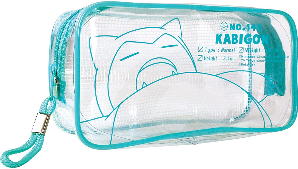 T'S FACTORY Pokemon Clear Mesh Pouch Snorlax