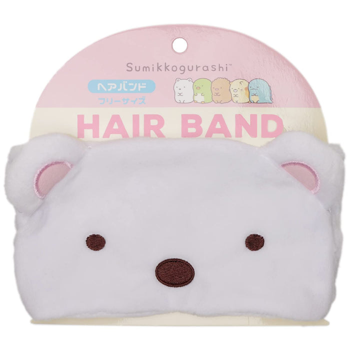 T&S Factory Sg-5537136Si Hair Band Sumikko Gurashi Shirokuma White