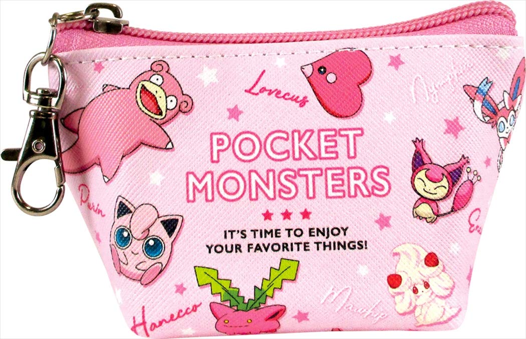 T'S FACTORY -  Pokemon Triangle Mini Pouch Colors Pink