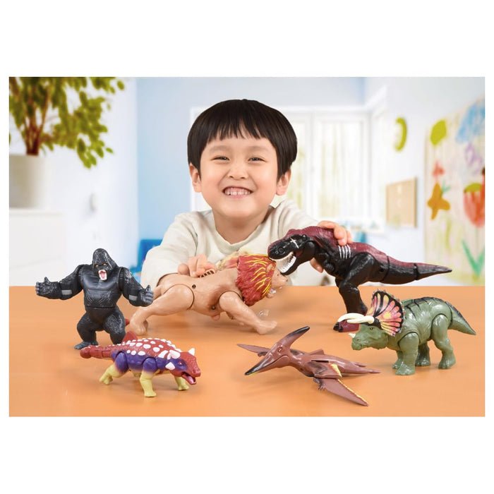 Takara Tomy Ania Adventure Continent Gorille Dinosaure Jouet 3 Ans et Plus