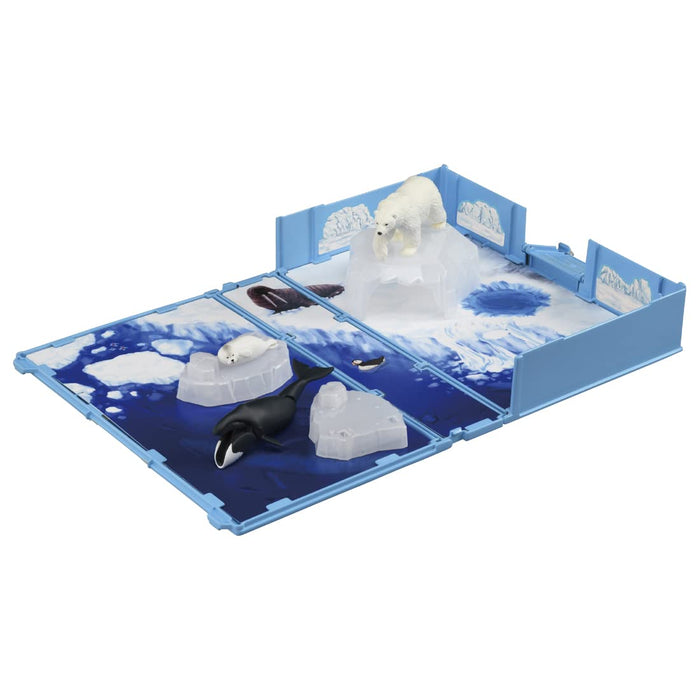 Takara Tomy Ania Arctic Sea Creatures Set, Dinosaurierspielzeug, für Kinder ab 3 Jahren