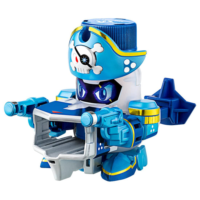 Takara Tomy Bottleman Bot-19, preisgekröntes Totenkopf-Pistole-Spielzeug aus Japan